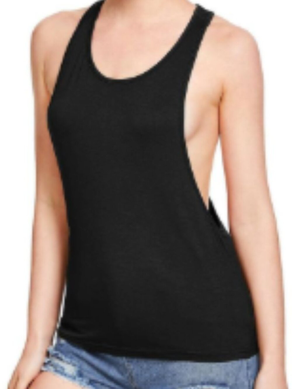 SweatyRocks Women's Sleeveless Flowy Loose Fit Racerback Scoop Neck Yoga Workout